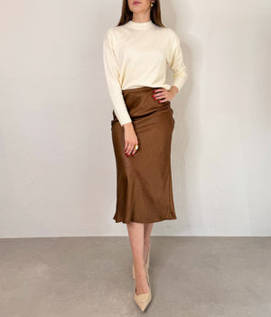 Ivy Skirt in Brown