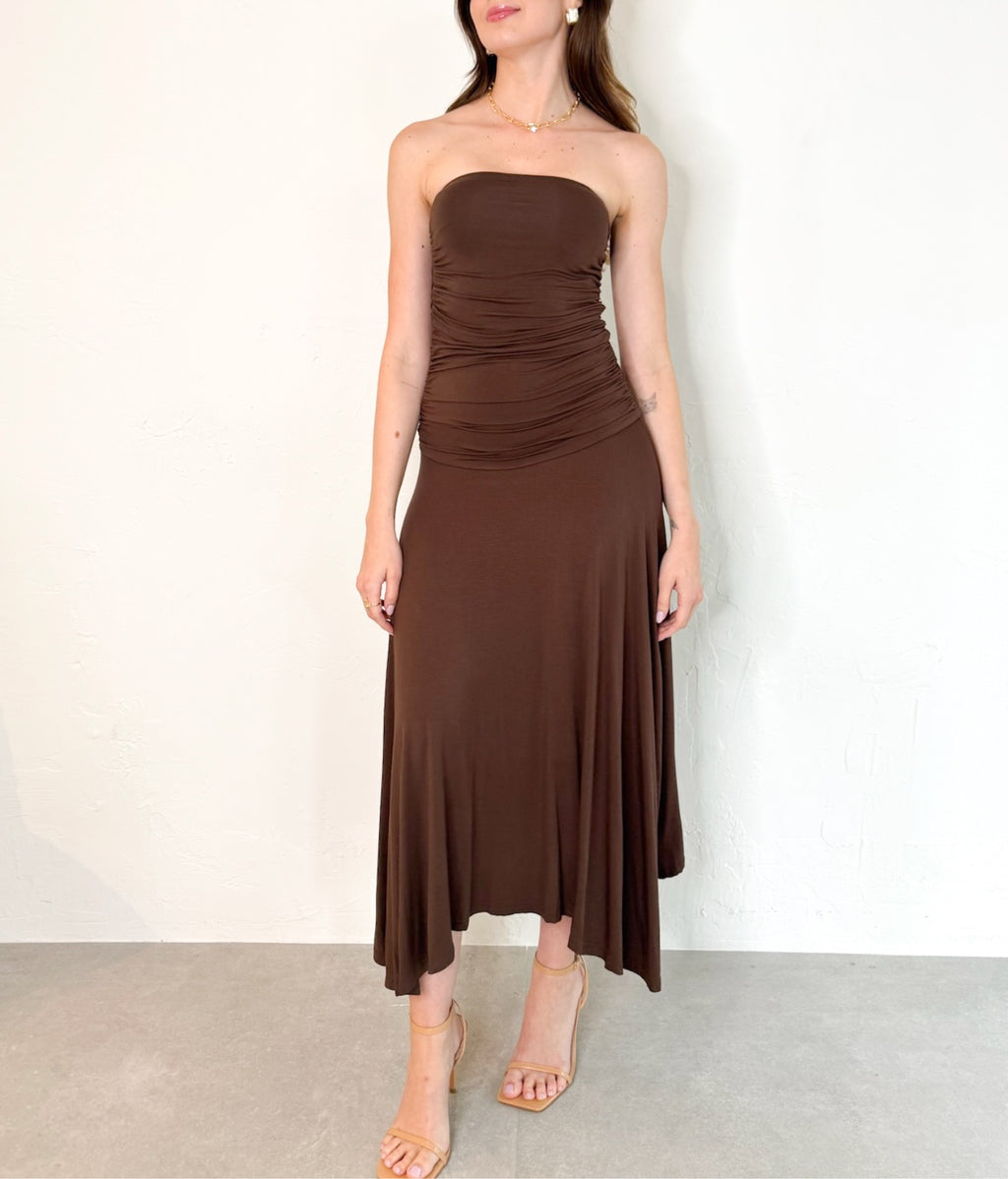 Chiara Dress in Expresso