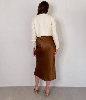Ivy Skirt in Brown