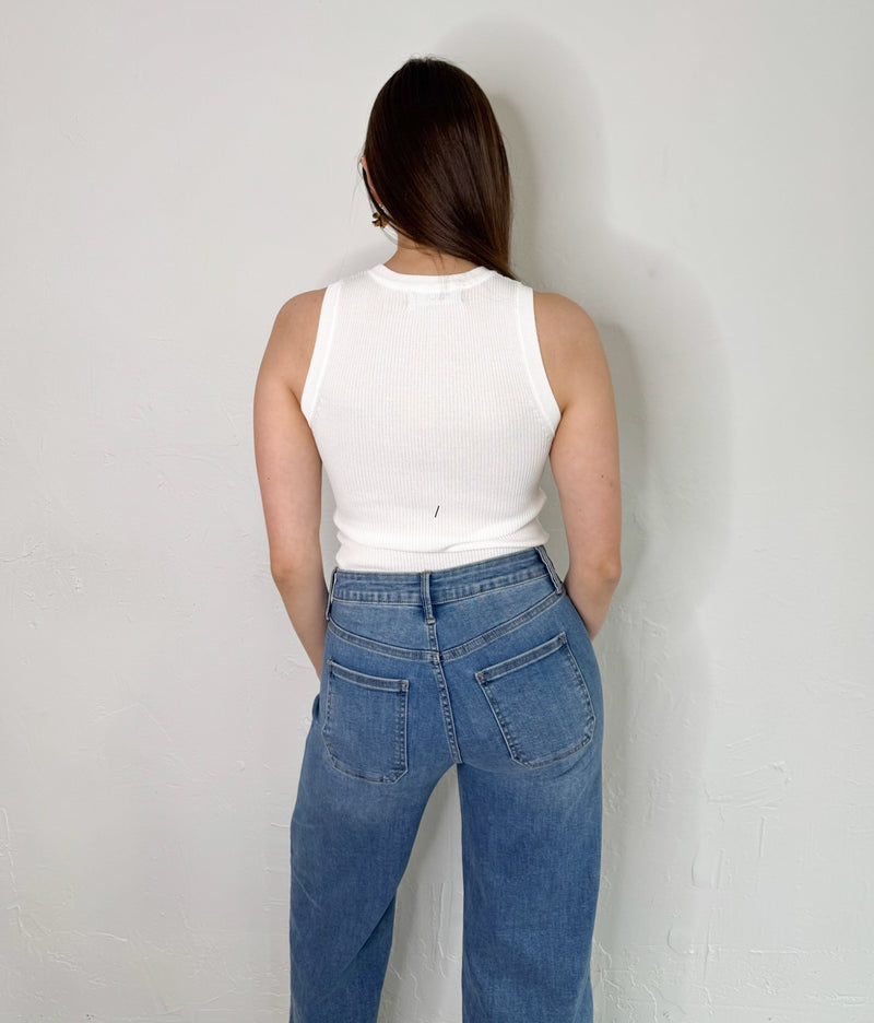 Callie Top in Off White
