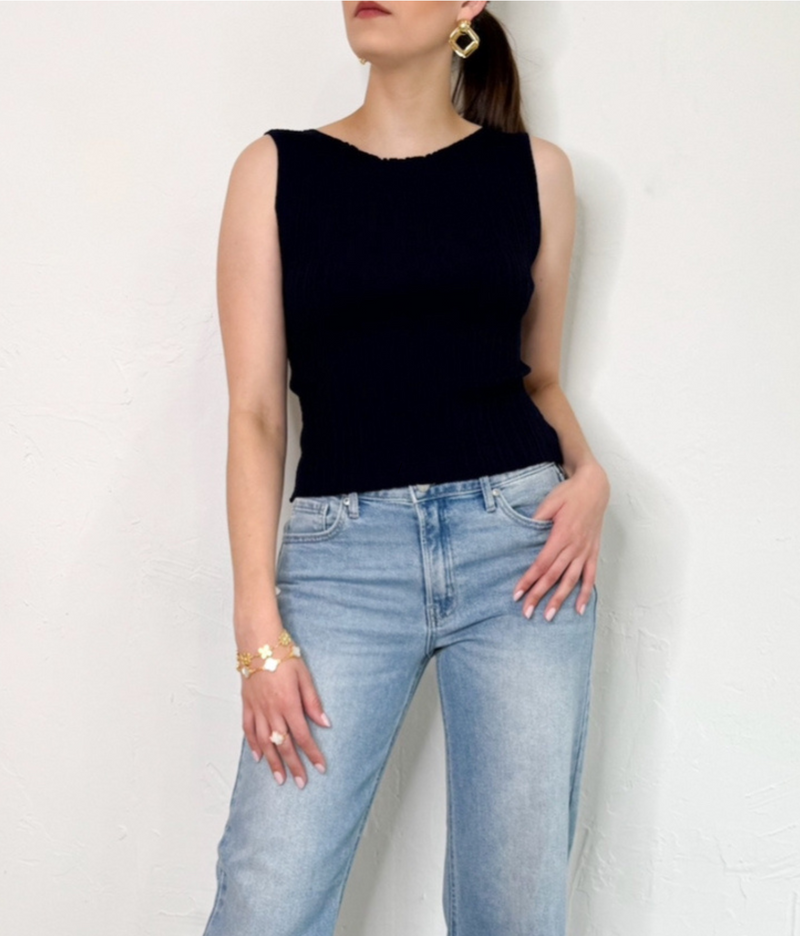 Dawn Top in Navy