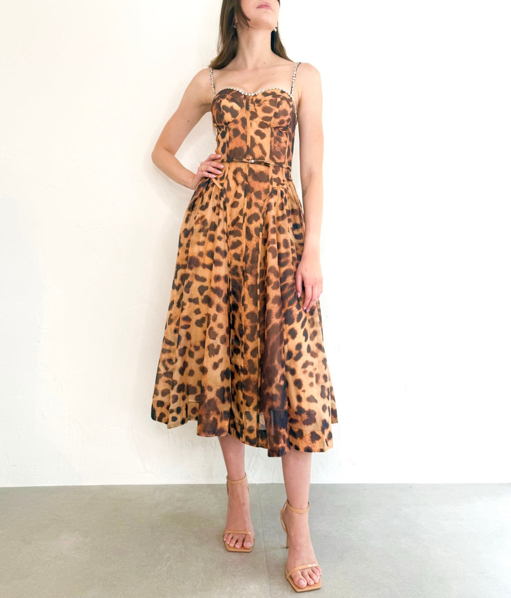 Kathy Dress in Leapord