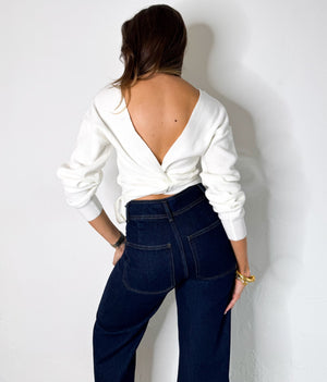Ruby Top in Ivory