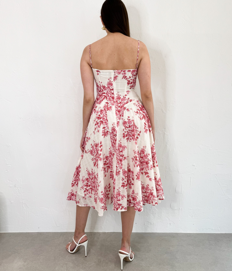 Riley Dress in Wine