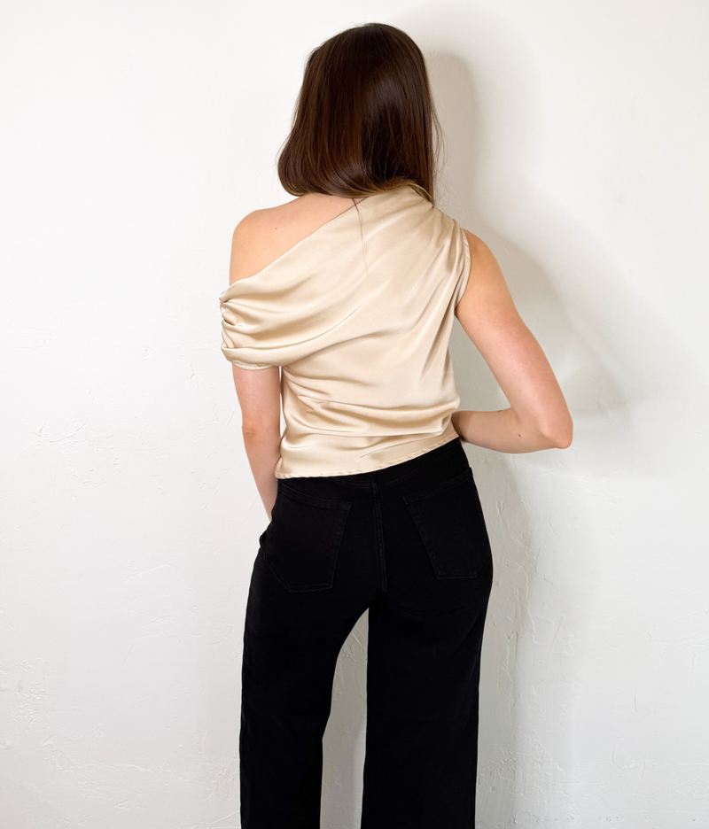 Dasha Top in Champagne