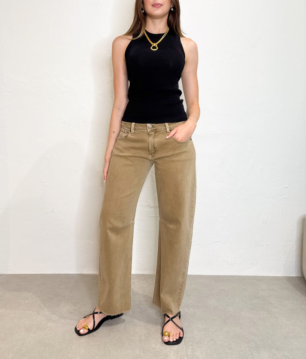 Gianna Jeans in Vintage Khaki