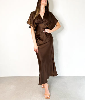 Ellie Dress in Espresso