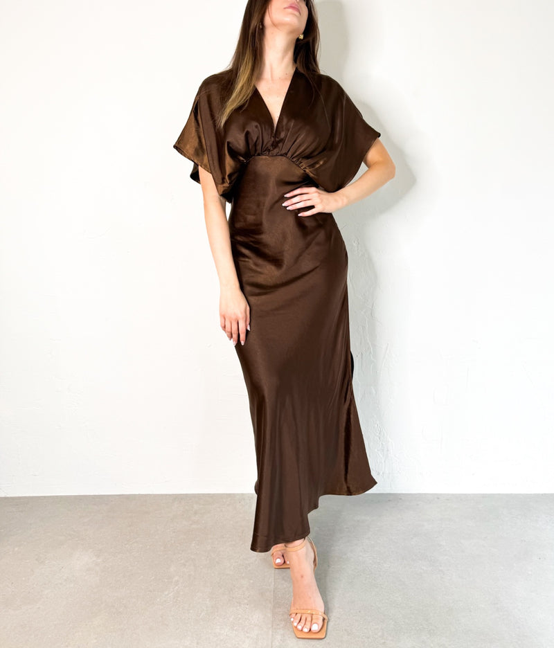 Ellie Dress in Espresso