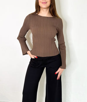 Stacia Top in Chocolate