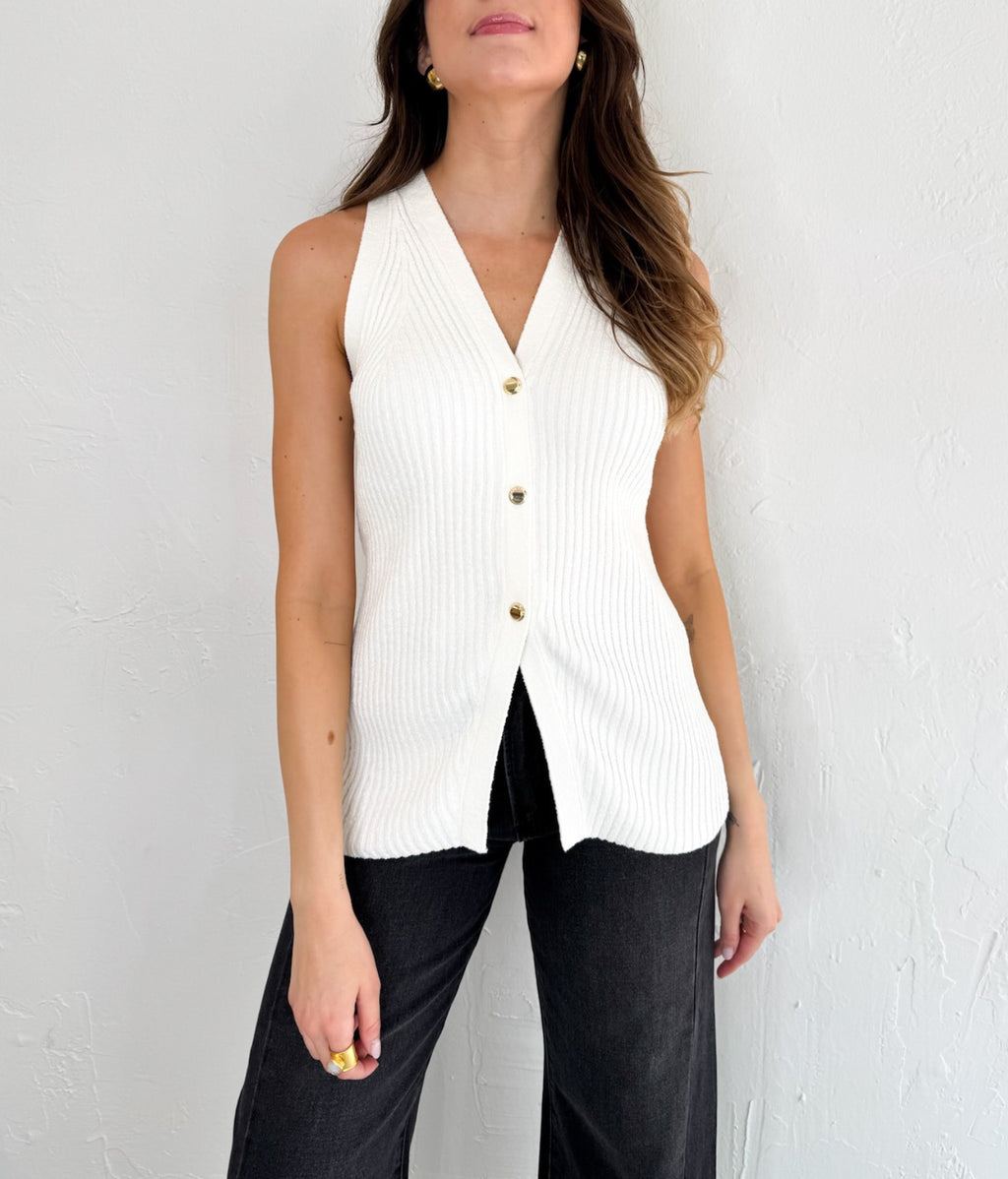 Kayla Top in Off White