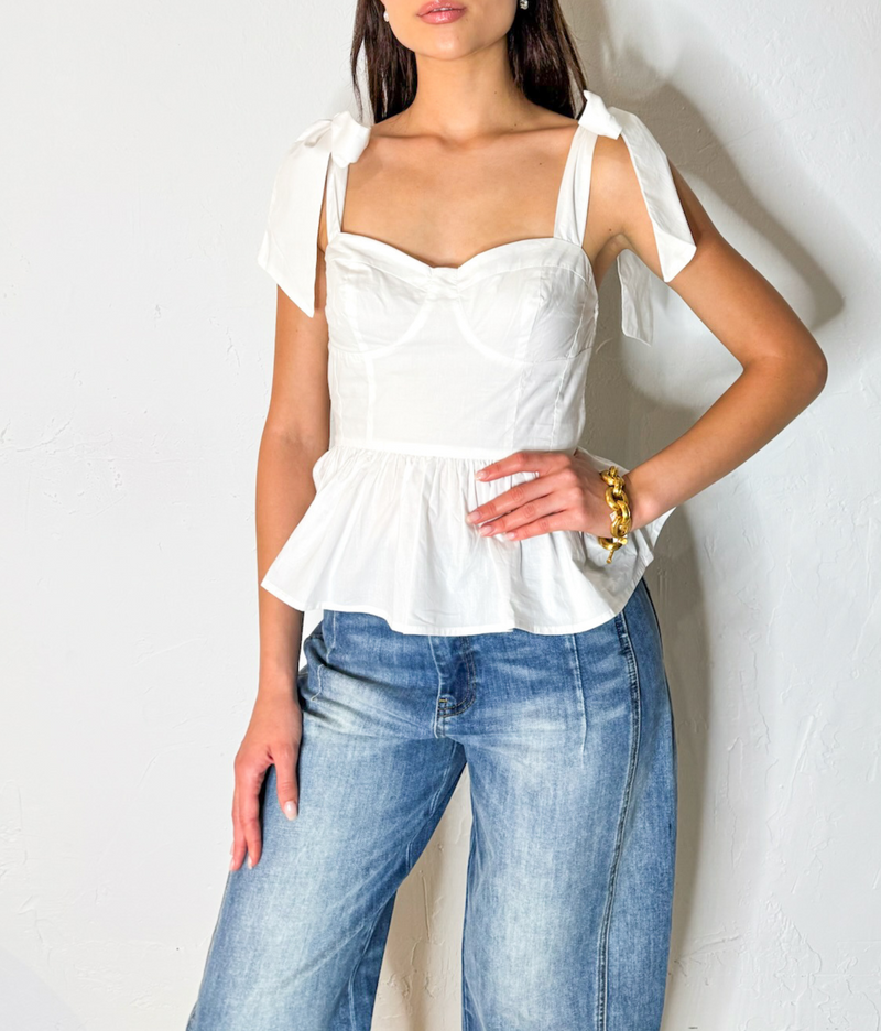 Jasmin Top in Off White