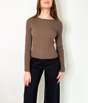 Stacia Top in Chocolate