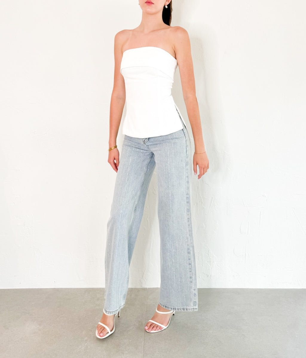 Maura Jeans in Crystal Indigo