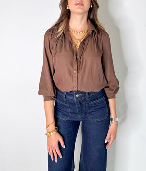 Elsie Top in Cocoa
