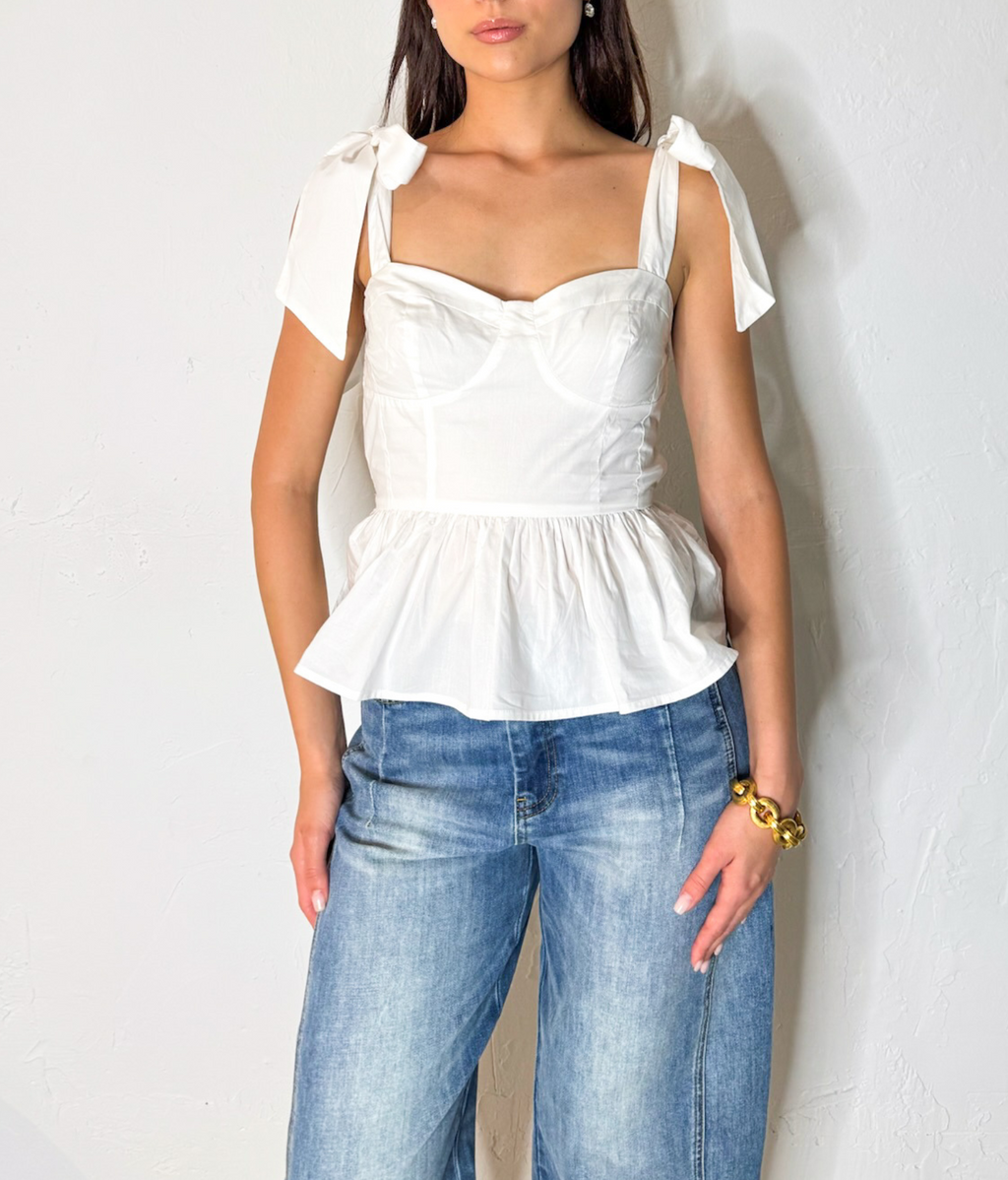 Jasmin Top in Off White