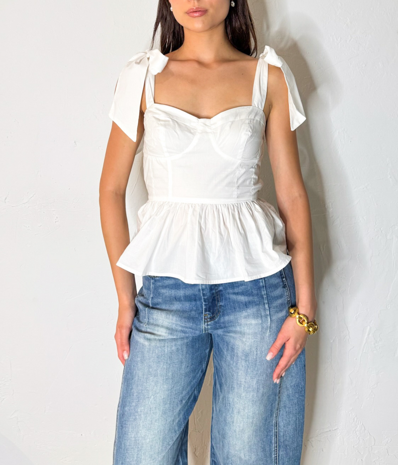Jasmin Top in Off White