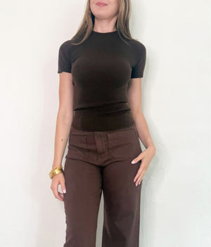 Brianna Top in Dark Chocolate