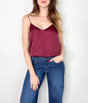 Rosalie Top in Wine