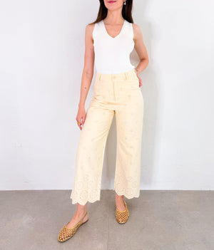 Aliah Pants in Cream