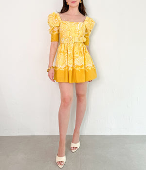 Ava Dress in Yellow