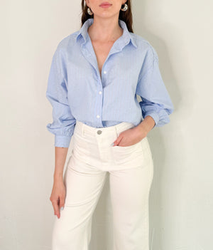 Alison Blue Striped Shirt