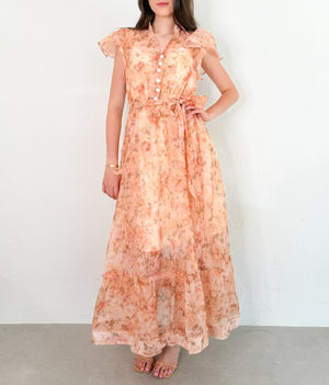 Tayla Dress in Apricot