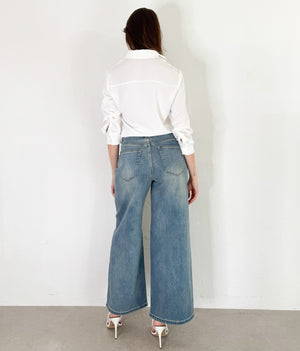 Lulu Denim with Bead Trim