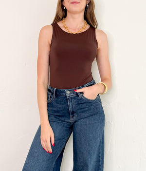 Vanessa Bodysuit in Brown
