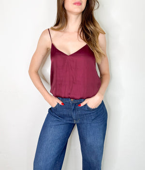 Rosalie Top in Wine