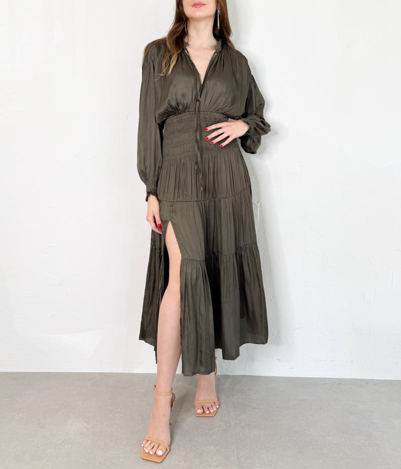 Evie Dress in Olive