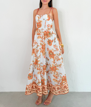 Delina Dress in Cream