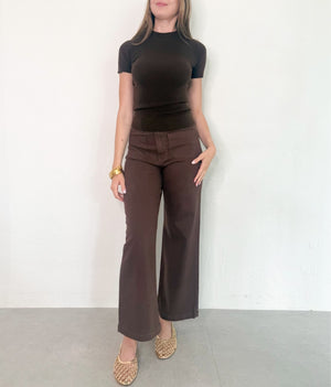 Lana Jeans in Dark Brown