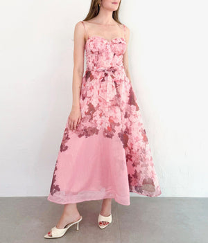 Ashton Dress in Pink/Multi