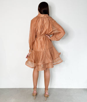 Hailey Dress in Apricot