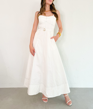 Lila Dress in White