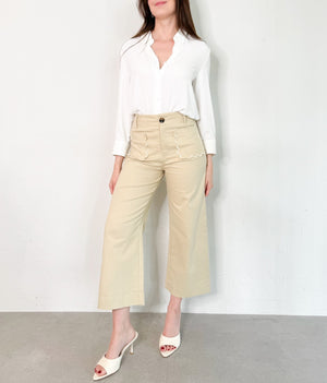 Crystal Pants in Bone