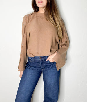 Ali Sweater in Wood Smoke