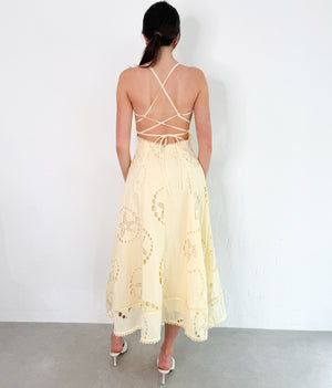 Cora Dress in Yellow