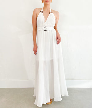Lana Dress in Off White