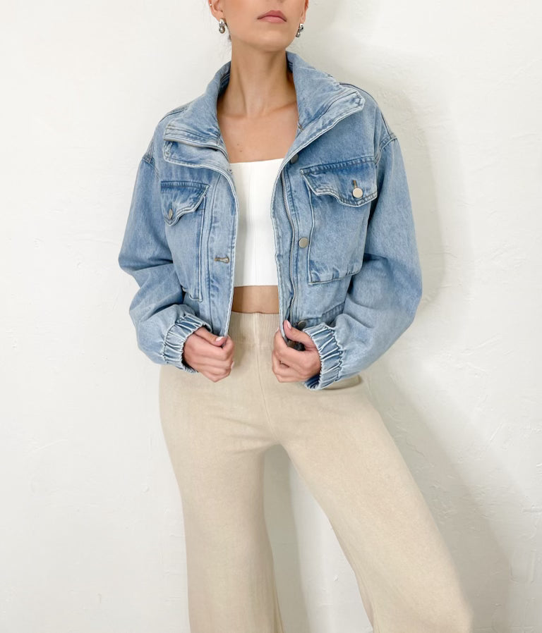 Leana Jacket in Denim
