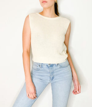 Elena Top in Off White