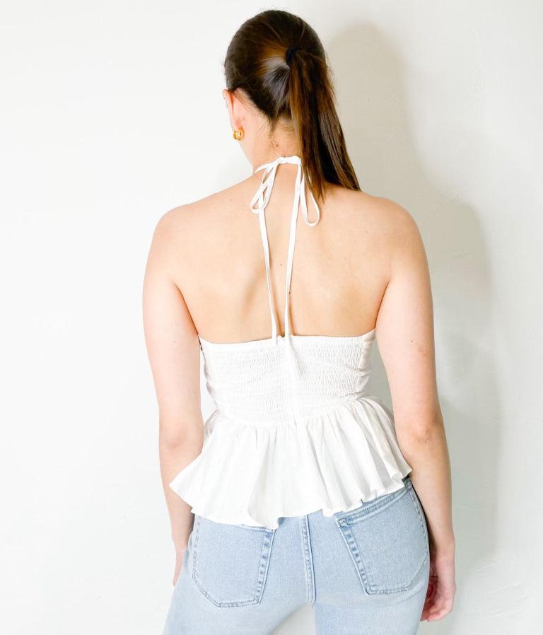 Catalina Top in Off White