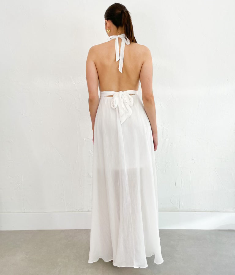 Lana Dress in Off White
