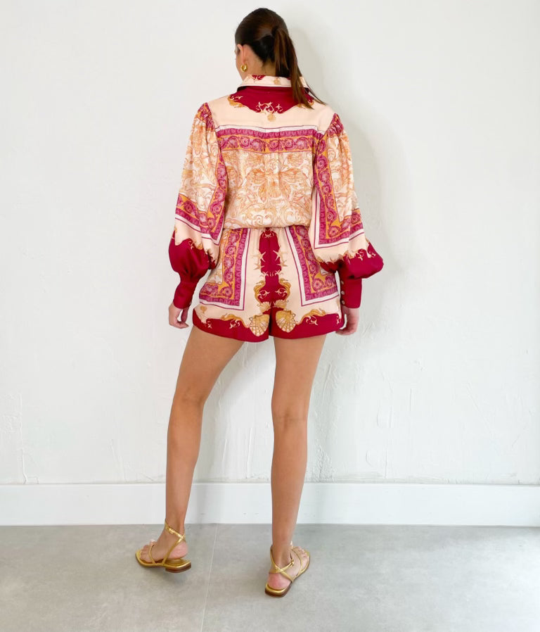 Tana Set in Wine Multi