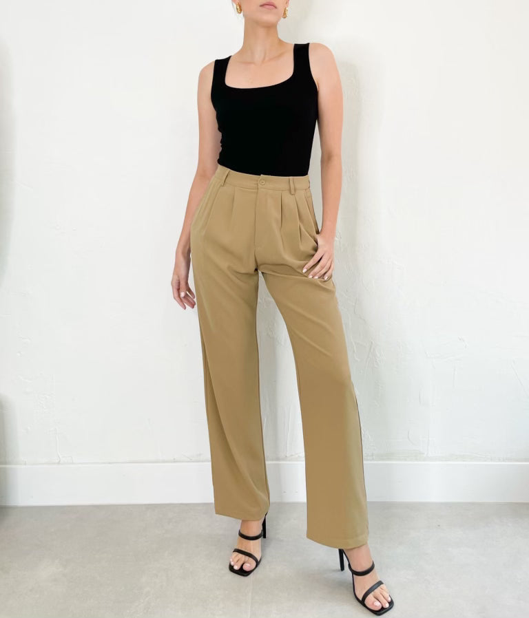 Skai Pants in Taupe