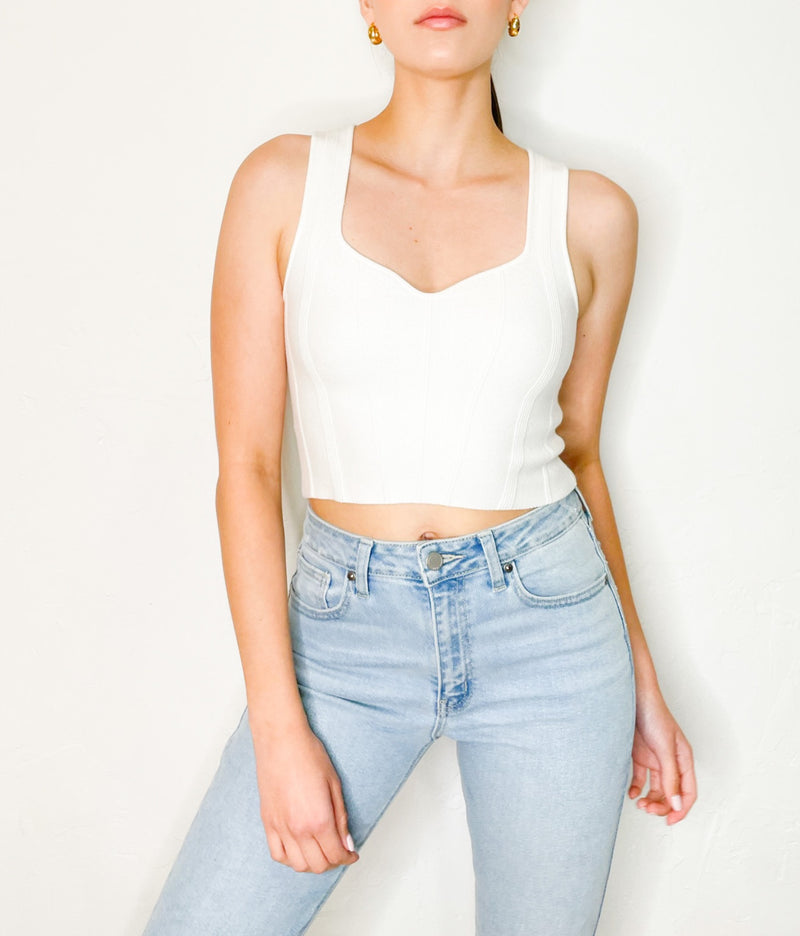Maila Top in White