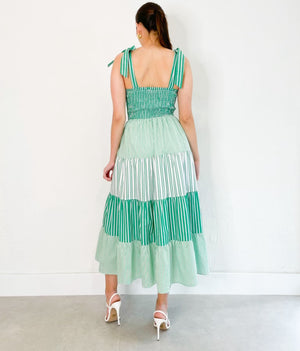 Stassie Dress in Green