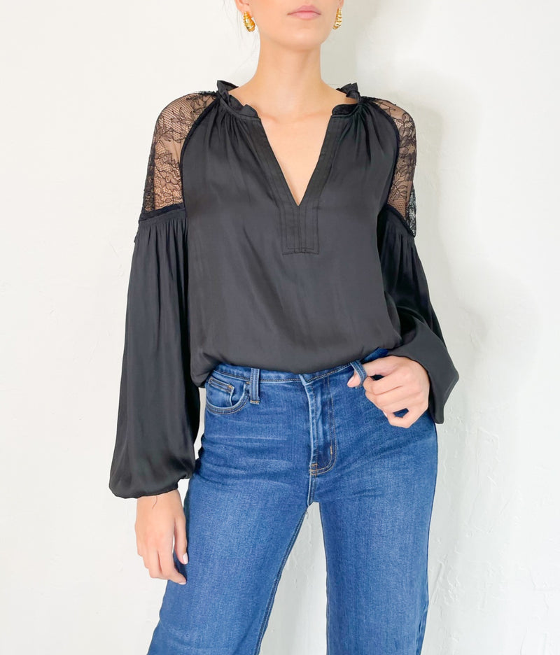 Tatia Blouse in Black