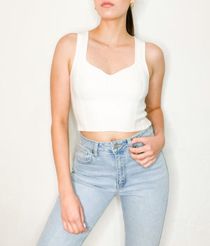 Maila Top in White