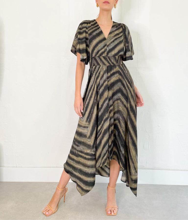 Kalani Dress in Gray